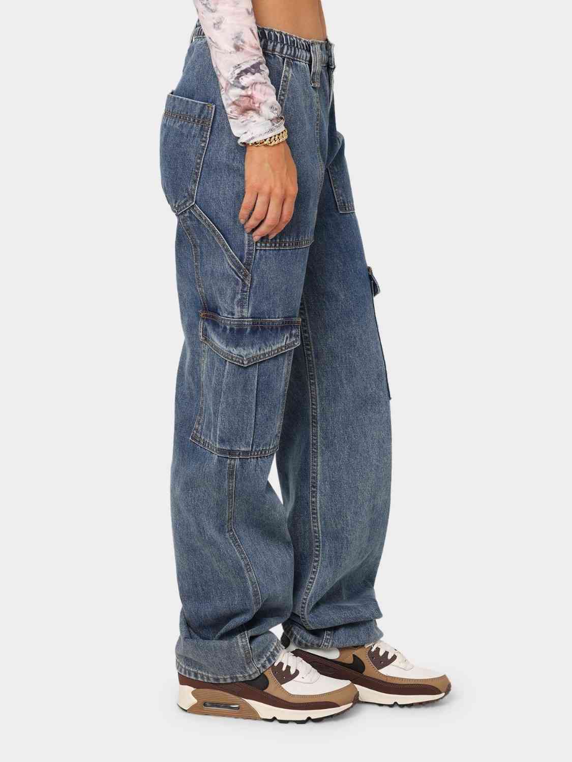 Cool Threads Straight Jeans with Pockets