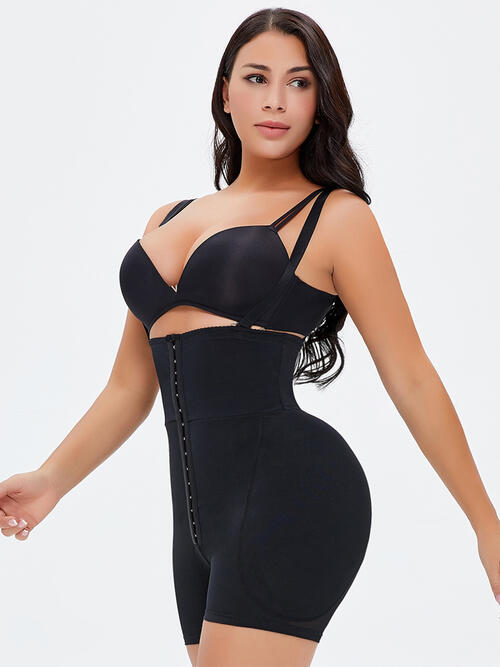 Full Size Hook-and-Eye Under-Bust Shaping Bodysuit Shapewear