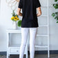 Heimish Lace Detail V-Neck Short Sleeve T-Shirt