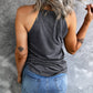 Women's Full Size Curved Hem Grecian Tank Top