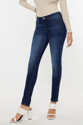 Kancan Mid Rise Gradient Skinny Jeans *
