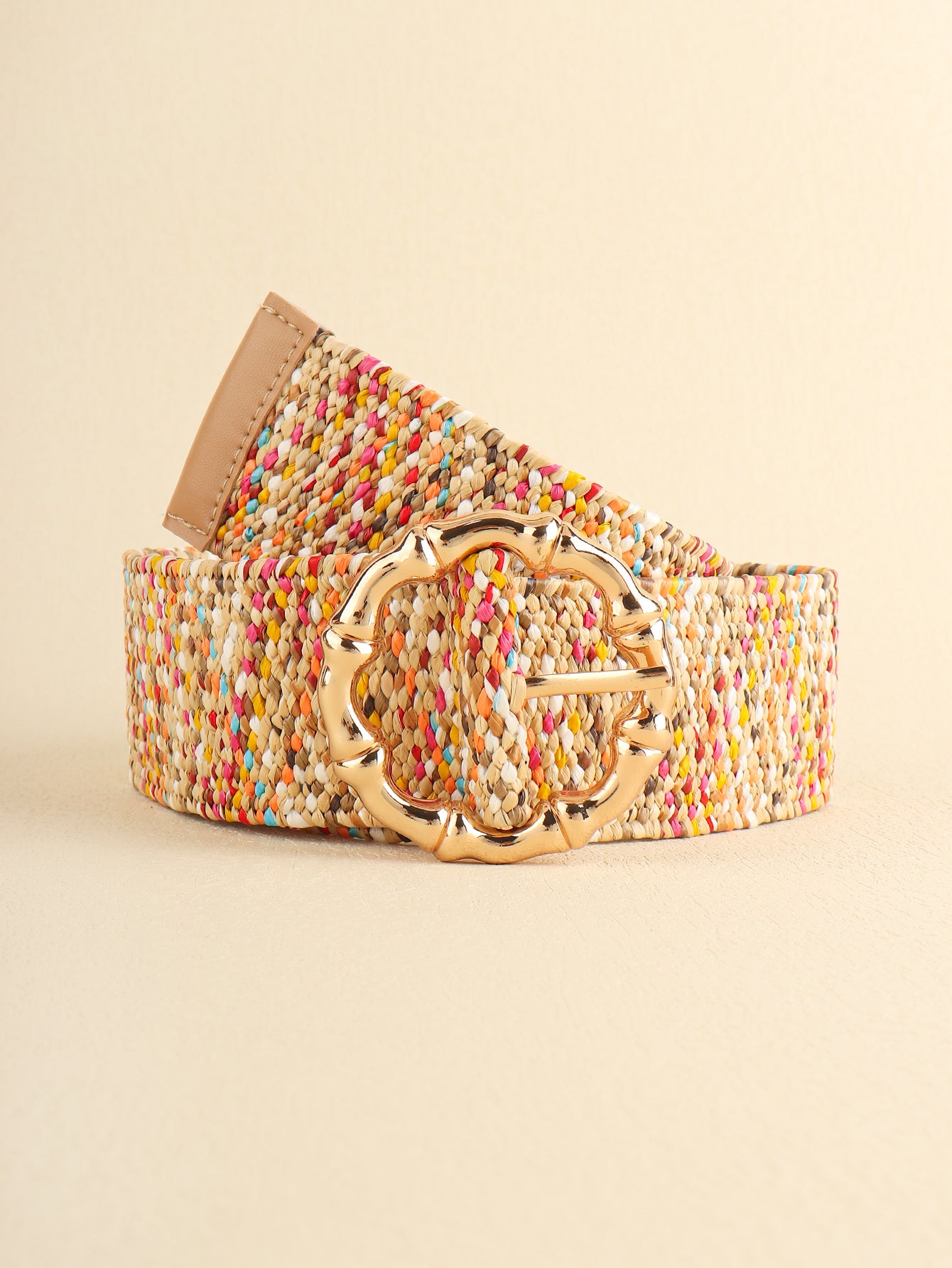 Jessica Anne Beauty Multicolored Wide Belt