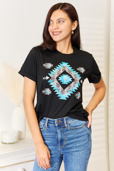 Simply Love Graphic Short Sleeve T-Shirt *