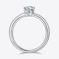 1 Carat Moissanite 925 Sterling Silver Solitaire Ring 💜