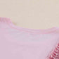 Sequin Round Neck Tank