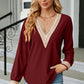 V-Neck Long Sleeve T-Shirt
