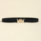 Black or Caramel One Size PU Leather Belt