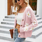 Flower Pattern Button Front Cardigan
