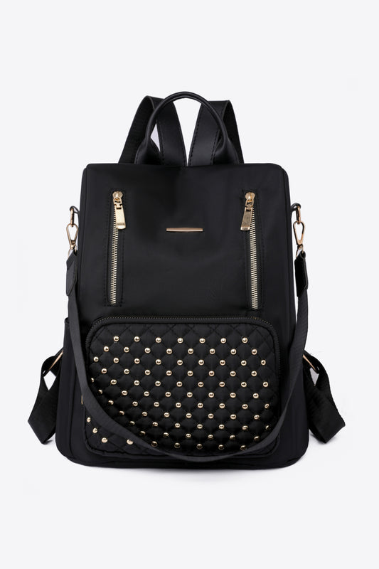 SoVersatile Zipper Pocket Beaded Backpack