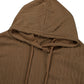Textured Drawstring Long Sleeve Hooded Dress