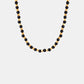 Agate Beaded Titanium Steel Necklace