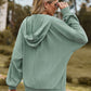 Outer Adventure Full Size Cable-Knit Long Sleeve Hooded Jacket