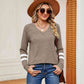 Full Size V-Neck Long Sleeve T-Shirt