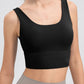 Scoop Neck Wide Strap Active Tank