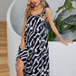 BAYSIDE Two-Tone Low Back Midi Dress