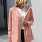 Zip Up Long Sleeve Hooded Watertight Jacket