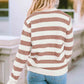 KnitwearTime Full Size Striped Round Neck Long Sleeve Sweater