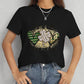 Lucky Clover Round Neck Short Sleeve T-Shirt