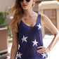 OCEANSUN Star V-Neck Knit Tank
