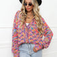 V-Neck Long Sleeve Cardigan