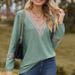 V-Neck Long Sleeve T-Shirt