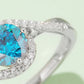1 Carat Moissanite Contrast 925 Sterling Silver Ring 💜