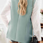 Double-Breasted Sleeveless Blazer