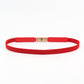 Women's PU Elastic Skinny Belt