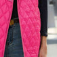 Full Size Open Front Collared Vest