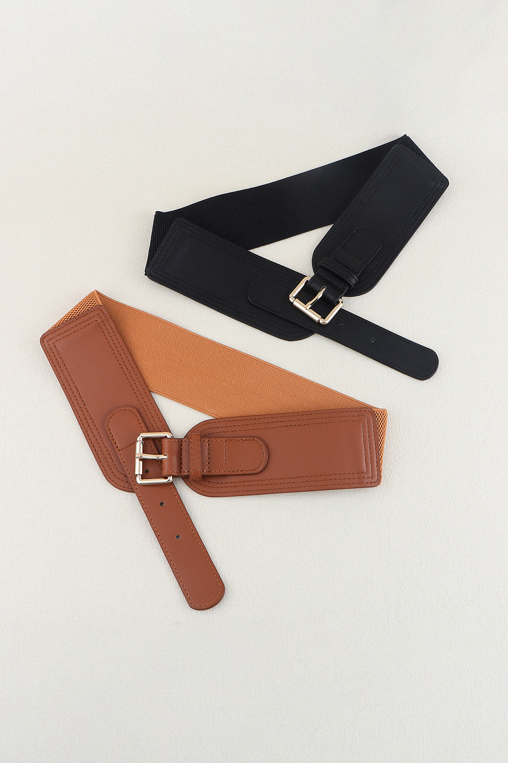 Jessica Anne Beauty Elastic Wide PU Belt