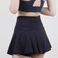 High Waist Pleated Active Skirt