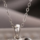 Women's Opal Heart Pendant Necklace