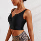 NY SUN Full Size Half Snap Square Neck Tankini Set