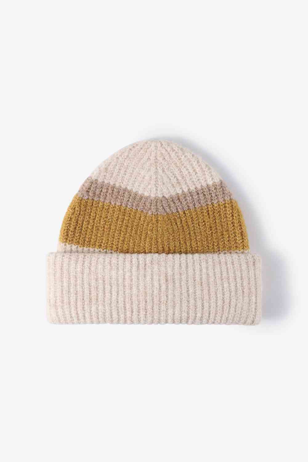 EZBeanie Tricolor Cuffed Hat Knit Beanie