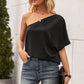 Single Shoulder Half Sleeve T-Shirt