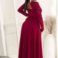 Full Size Lace High-Low V-Neck Dress