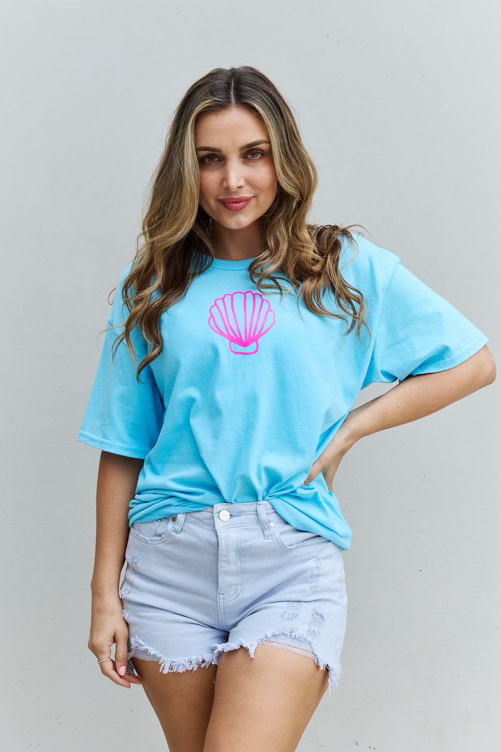 Sweet Claire "More Beach Days" Oversized Graphic T-Shirt *