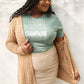 Simply Love Full Size CHAMPAGNE VIBES Round Neck T-Shirt