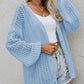 Openwork Button Front Cardigan