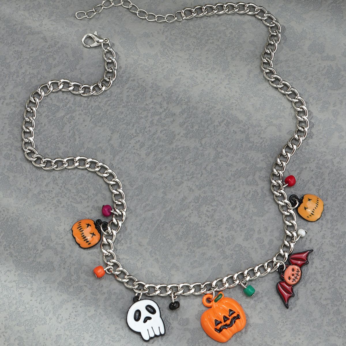 Halloween Charm Bracelet and Necklace Set