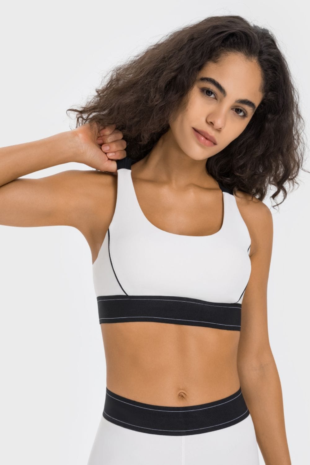 LB&M Style Contrast Sports Bra