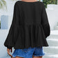 Puff Sleeve Babydoll Blouse