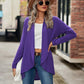 Full Size Open Front Long Sleeve Cardigan