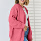 Open Front Dropped Shoulder Cardigan