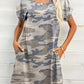 Full Size Scoop Neck Short Sleeve Pocket Mini Dress