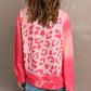Malibu Dreams Printed Round Neck Dropped Shoulder Sweatshirt