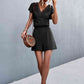 SavannahJayJumpers Lace Trim V-Neck Romper