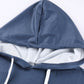 Full Size Oversized Boho Blue Tie-dye Drop Shoulder Hoodie