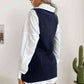 Slit Hem Sweater Vest Dress