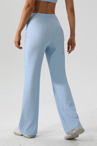 Hannahs Yoga Attire High Waist Straight Active Pants